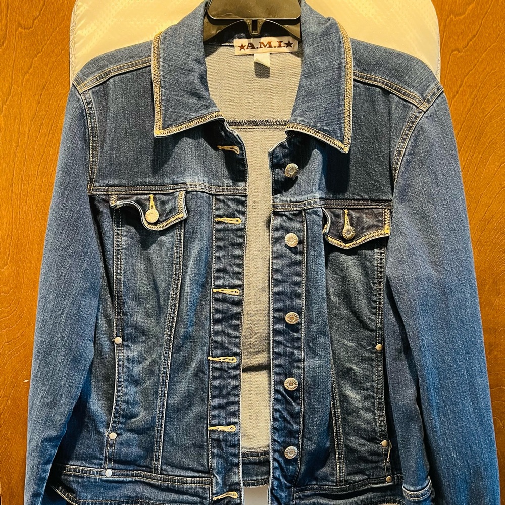 AMI Denim Jacket with great detail